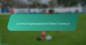 Carreras Superpuestas En Fútbol 3 Contra 3